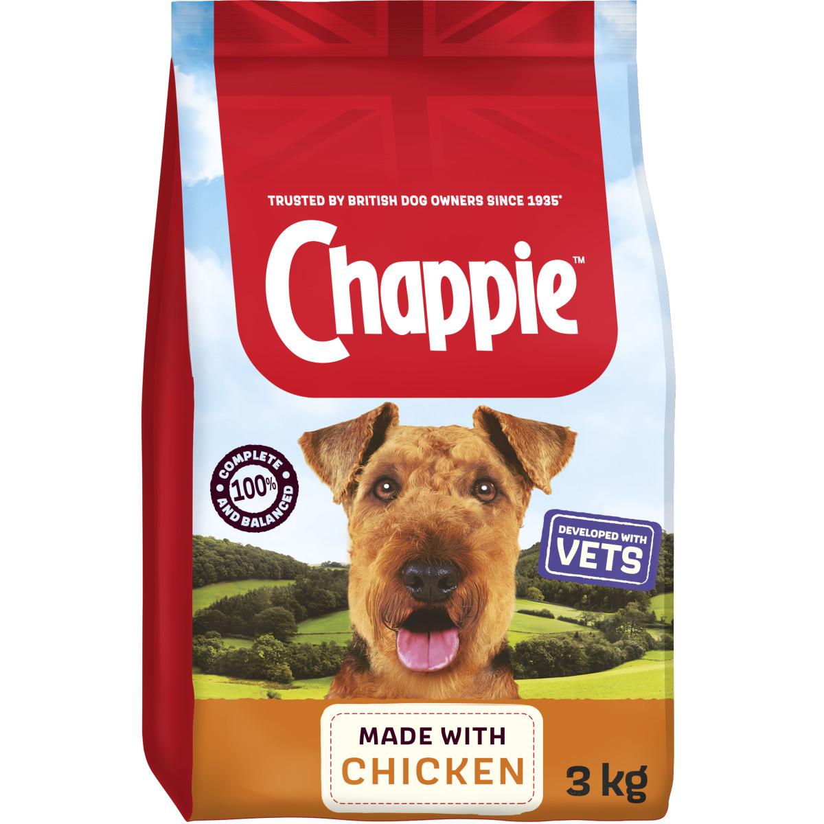 Chappie Complete Chicken & Wholegrain Dry Dog Food - 3kg